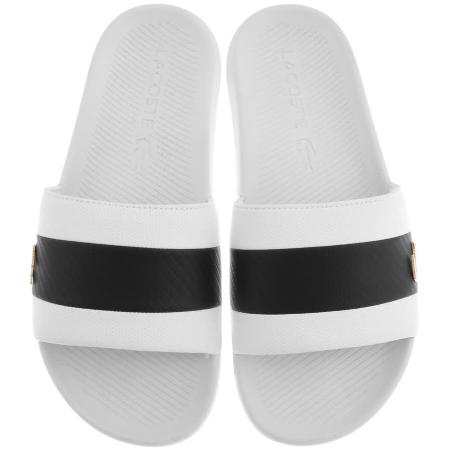 Alternative Image for ProductLacoste Croco Sliders White1